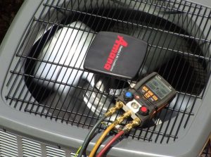 unclogging AC drain
