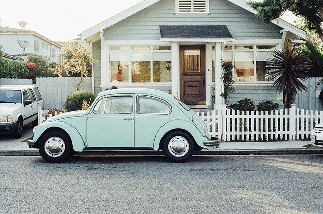 car and house